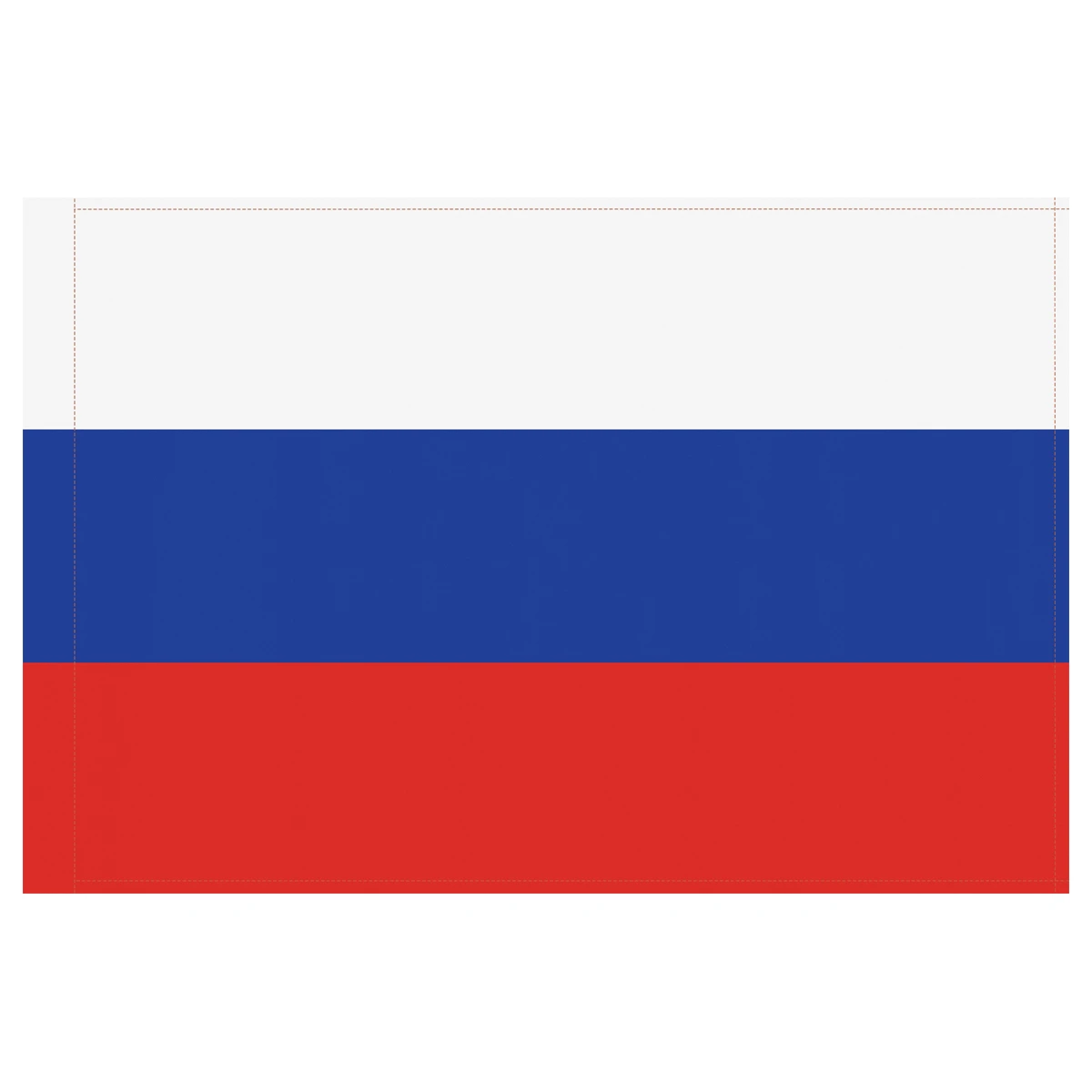 Флаг РФ 90*135см, пакет с европодвесом