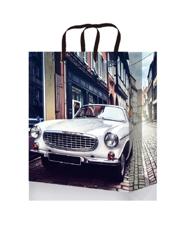 Optima Пакет подарочный с глянцевой ламинацией 11,5-14,5*6 см (S) Стильная