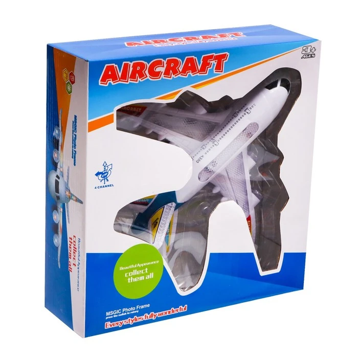 Самолет «Лайнер», работает от батареек, световые и звуковые эффекты Самолет «Лайнер», работает от батареек, световые и звуковые эффекты