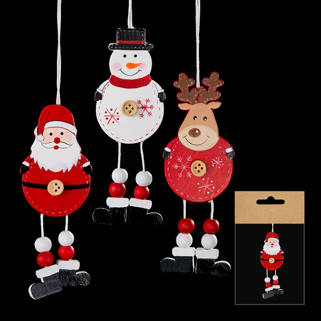 Украшение ErichKrause® Decor Новогодний друг 12см, дерево