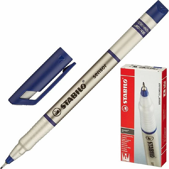 Линер STABILO Sensor 189/41 0,3мм синий Германия штр.  4006381114189