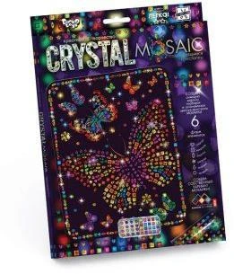 Набор креативного тв-ва Crystal Mosaic Бабочки CRM-01-08 штр.  4820186075465