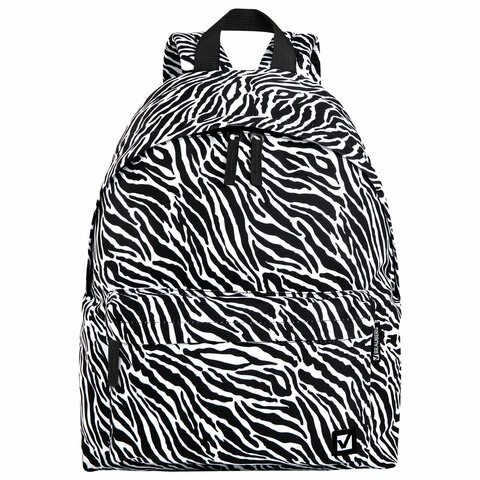 Рюкзак BRAUBERG универсальный, сити-формат, "Zebra", 20 литров,