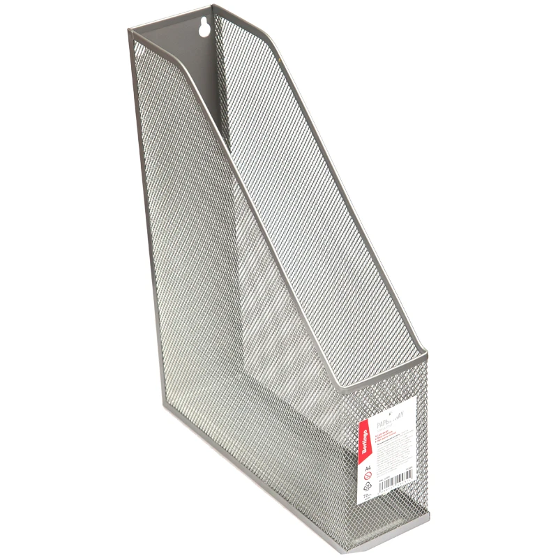 Лоток для бумаг вертикальный Berlingo "Steel&Style", металл,