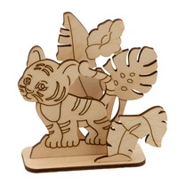 "Mr. Carving" ВД-1023 Тигренок в джунглях фанера 10 х 10 х 3.5 см.