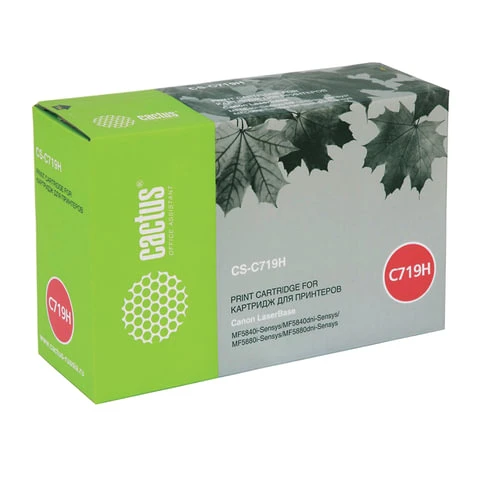Картридж лазерный CACTUS (CS-C719H) для CANON LBP-6300dn/6650/MF5840/5880, Картридж лазерный CACTUS (CS-C719H) для CANON LBP-6300dn/6650/MF5840/5880,