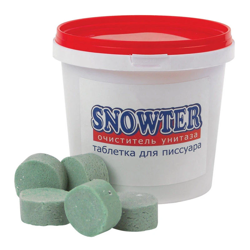 Таблетка для писсуаров SNOWTER 34 шт./уп., 1кг., ассорт. штр.  4602083001422