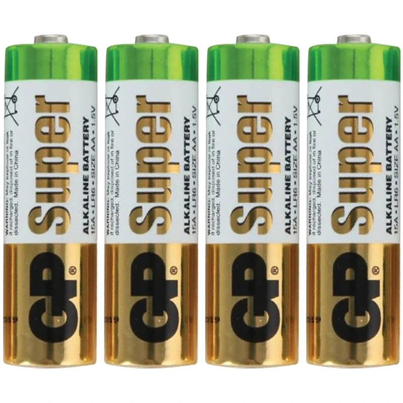 Батарейка LR06 GP Super Alkaline 15A SB4: 15ARS 2SB4