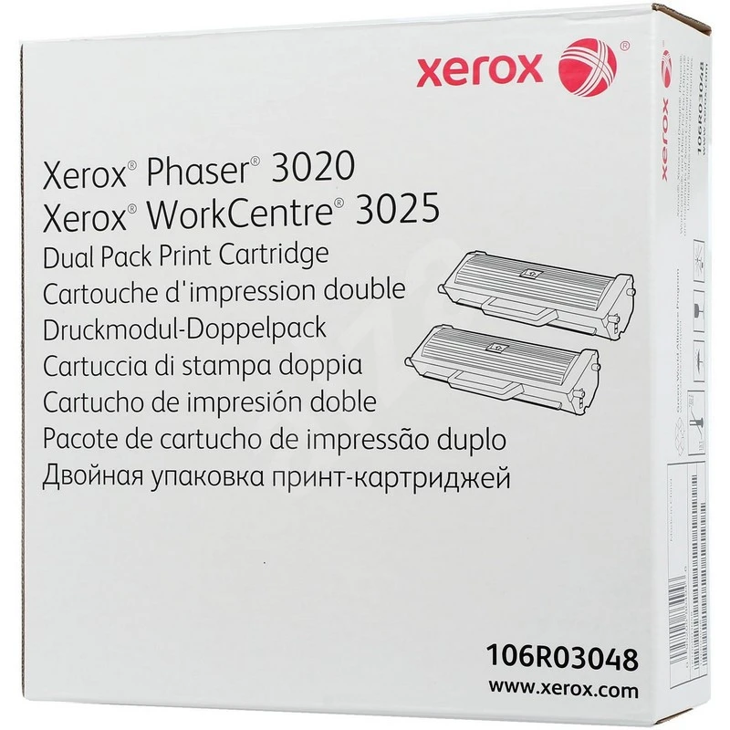 Картридж лазерный Xerox 106R03048 черный (2 штуки) Картридж лазерный Xerox 106R03048 черный (2 штуки)