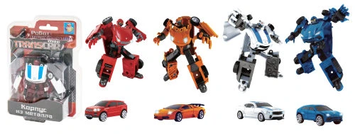 Трансформер "Transcar mini" , металлический собирается в автомобиль.