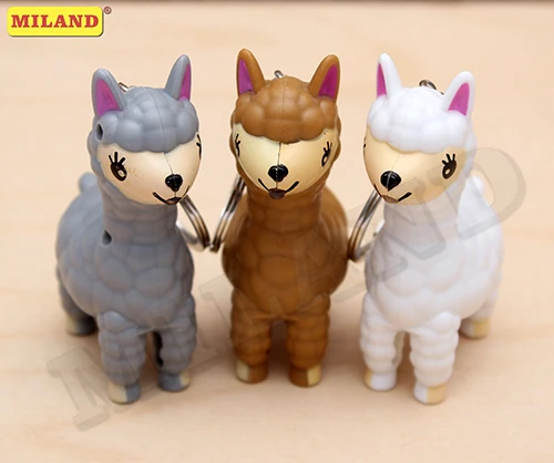 Брелок Лама, кратно 12 шт (со светом и звуком) Т-9740