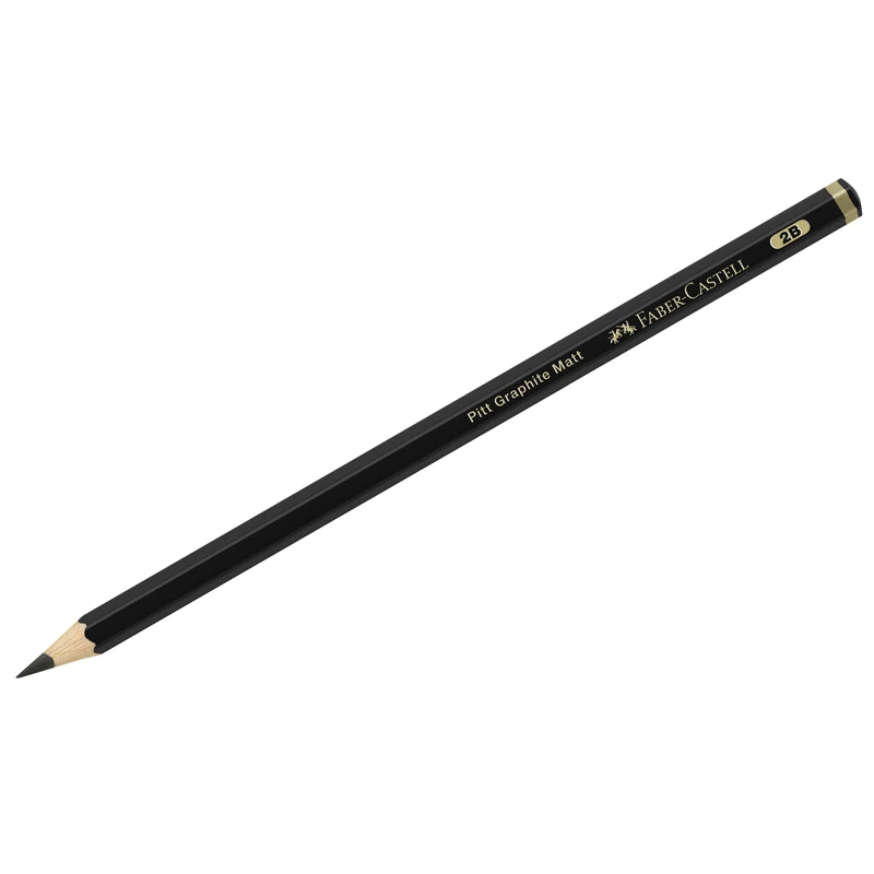 Карандаш чернографитный матовый Faber-Castell "Pitt Graphite Matt" 2В,