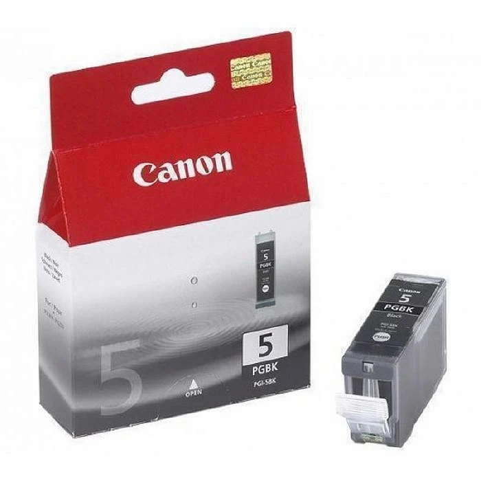 Картридж струйный Canon PGI-5BK (0628B024) чер. фото для PIXMA 4200/5200 штр. 