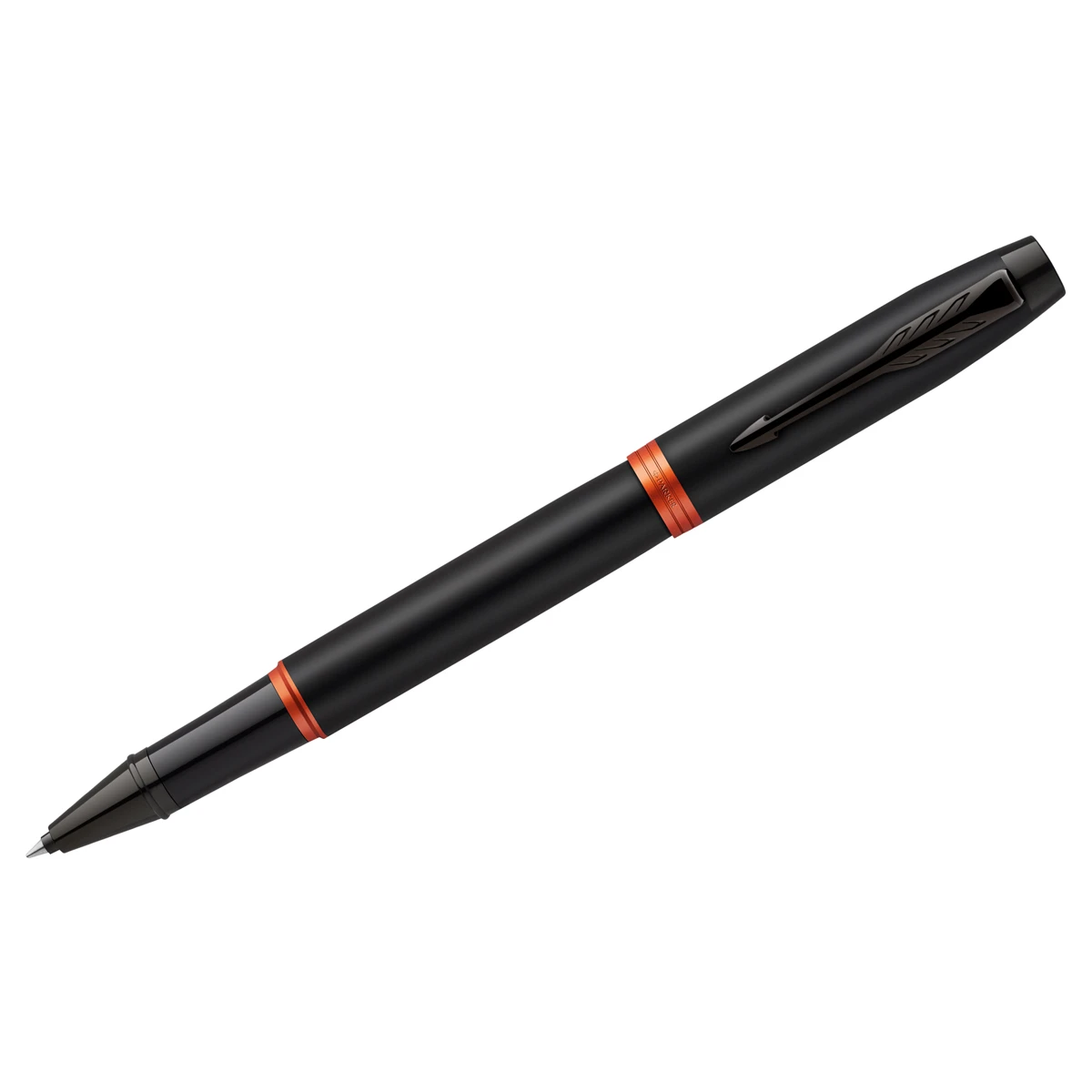 Ручка-роллер Parker "IM Professionals Flame Orange BT" черная, 0,8 мм,