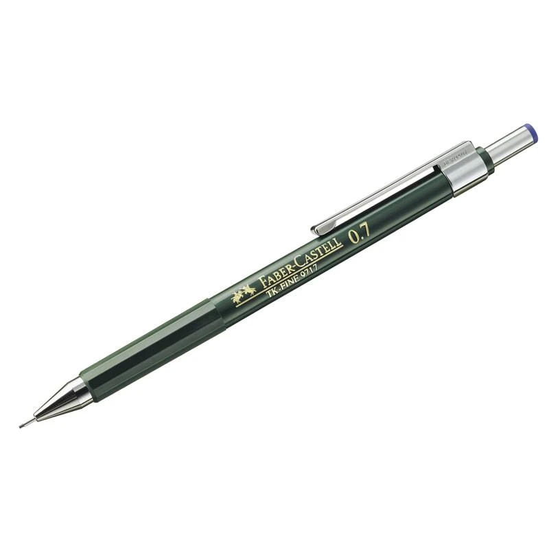 Карандаш механический Faber-Castell "TK-Fine 9717", 0,7мм, с ластиком.