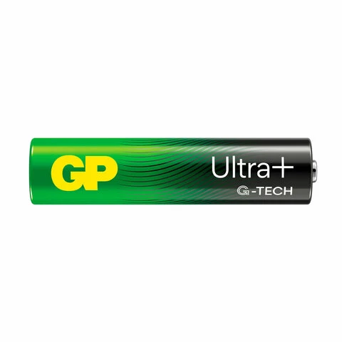 Батарейки GP Ultra Plus, AAA (LR03, 24А), алкалиновые, комплект 4 шт., в