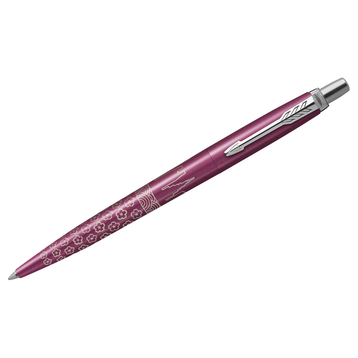 Ручка шариковая Parker "Jotter Tokyo Pink CT" синяя, 1,0мм, кнопочн.,