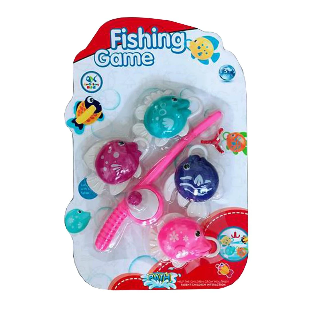 Игра настольная "Рыбалка", в комплекте предметов 5шт.