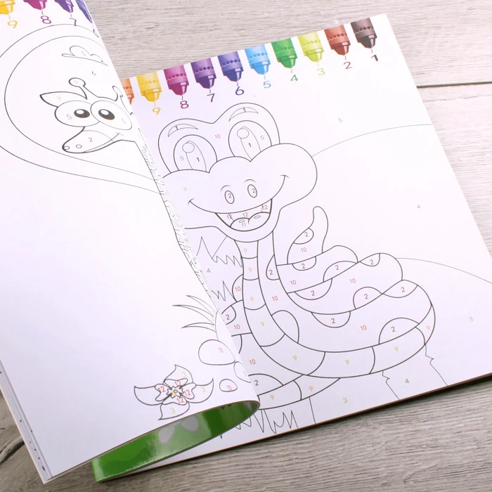 Раскраска-книжка по номерам 25*25см "Дикие животные" Раскраска-книжка по номерам 25*25см "Дикие животные"