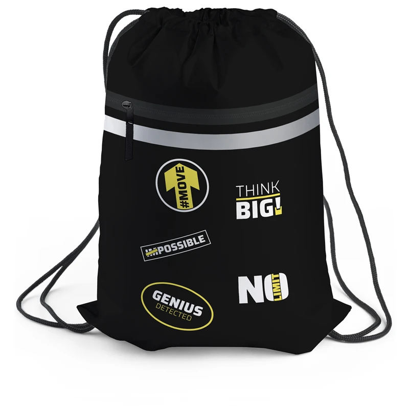 Мешок для обуви 1 отделение Berlingo "Think big", 460*360мм,