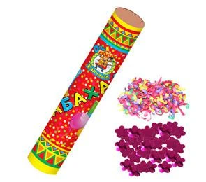 Хлопушка. Бабахалка. Цветы (фольгированные) и серпантин (бумажный) 40 см. Х-1482 Хлопушка. Бабахалка. Цветы (фольгированные) и серпантин (бумажный) 40 см. Х-1482