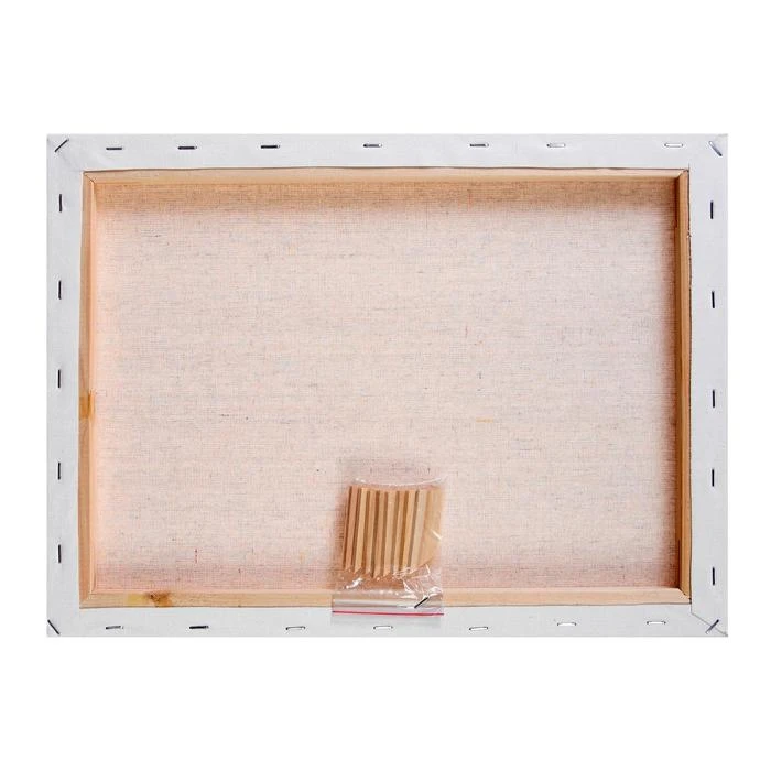 Холст на подрамнике, лён 55%, хлопок 45%, 30 х 40 х 2 см, акриловый грунт,