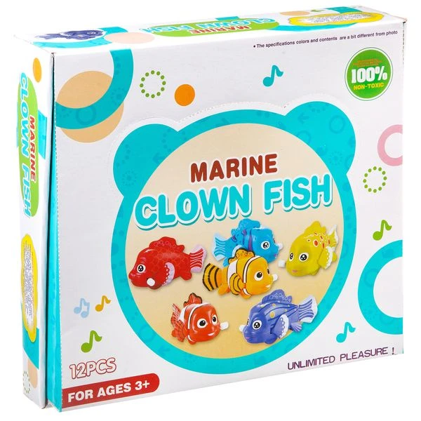 Набор заводных игрушек, рыбки. Набор 12 шт., 30х28х7 см,   В76297