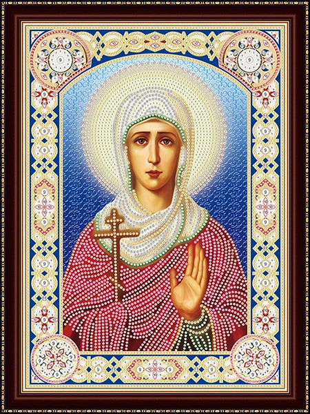 Алмазная мозаика 30х40 см (блест) Икона Святая Мучениница Галина (арт.BH047) Алмазная мозаика 30х40 см (блест) Икона Святая Мучениница Галина (арт.BH047)
