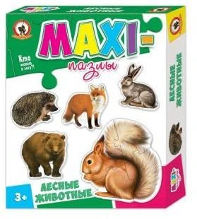 Пазлы Макси Лесные животные