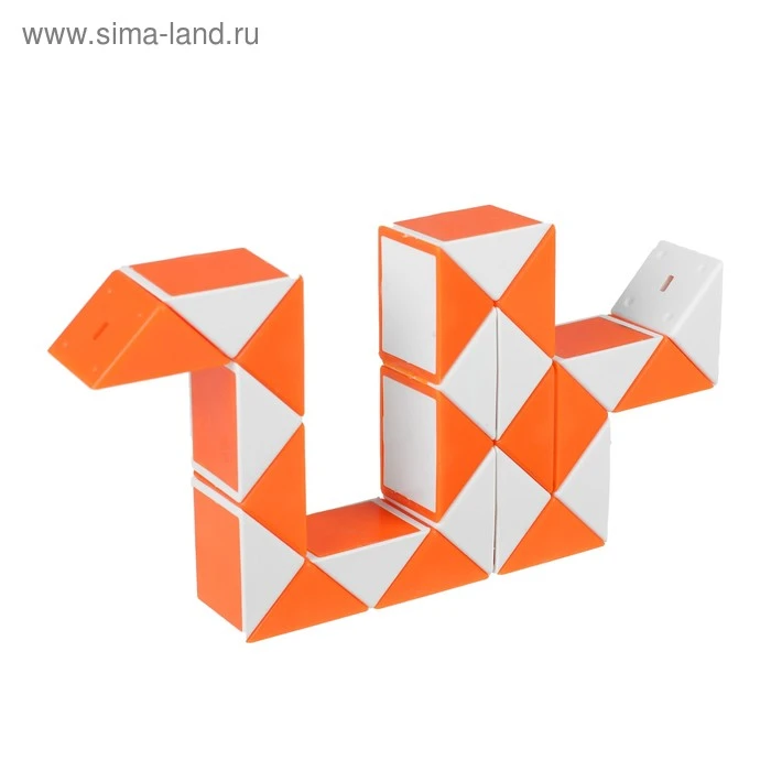 Головоломка «Змейка», цвет оранжевый