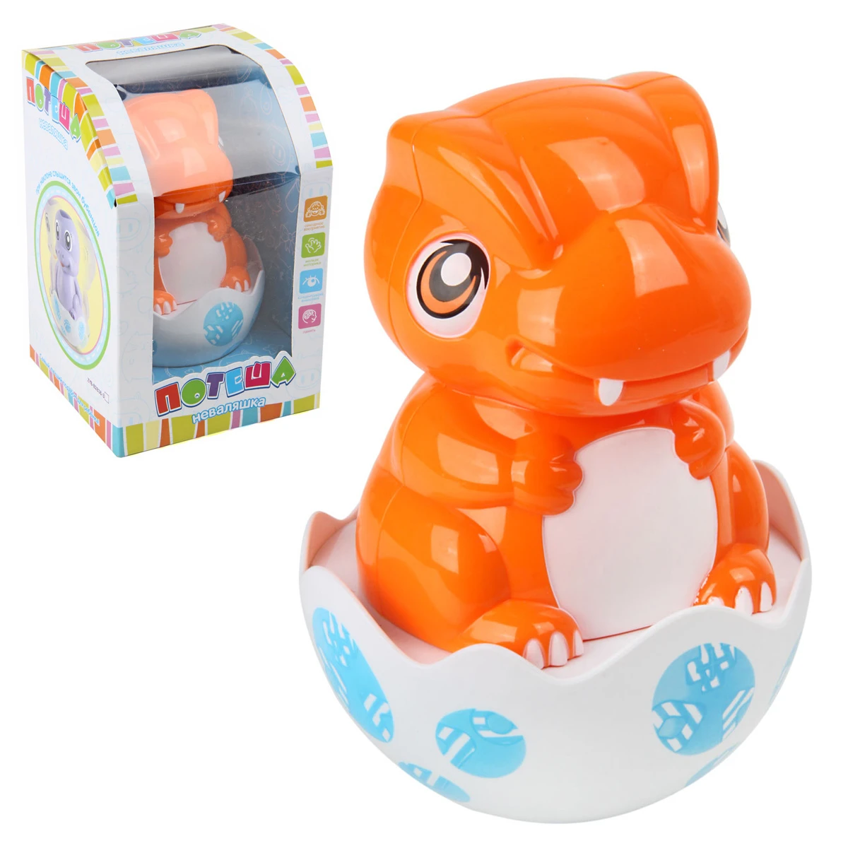 Неваляшка "Динозаврик". 82269