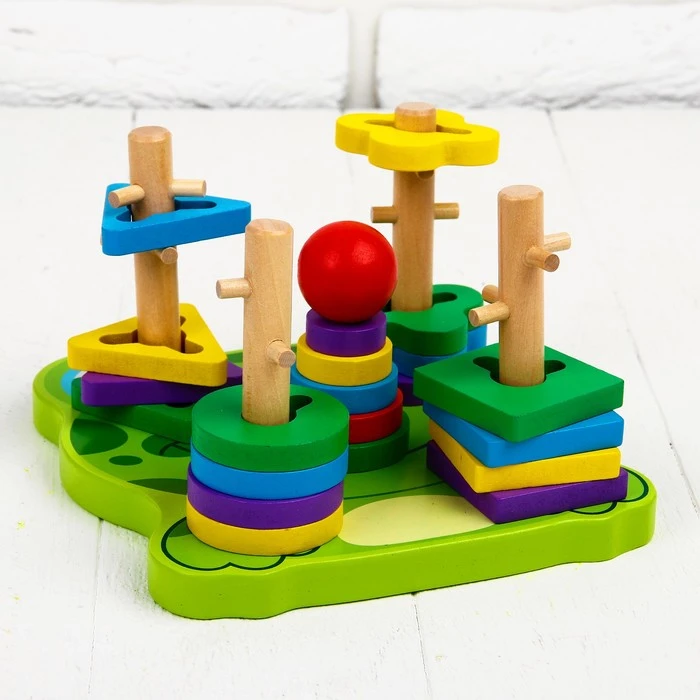 Пирамидка логическая «Лягушка»