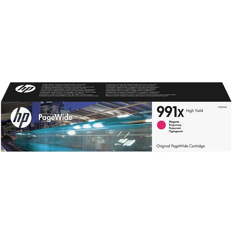 Картридж струйный HP 991X M0J94AE пурпурный, повышенной емкости для PW Pro