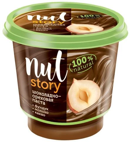 Паста ореховая Nut Story c добавлением какао 350г