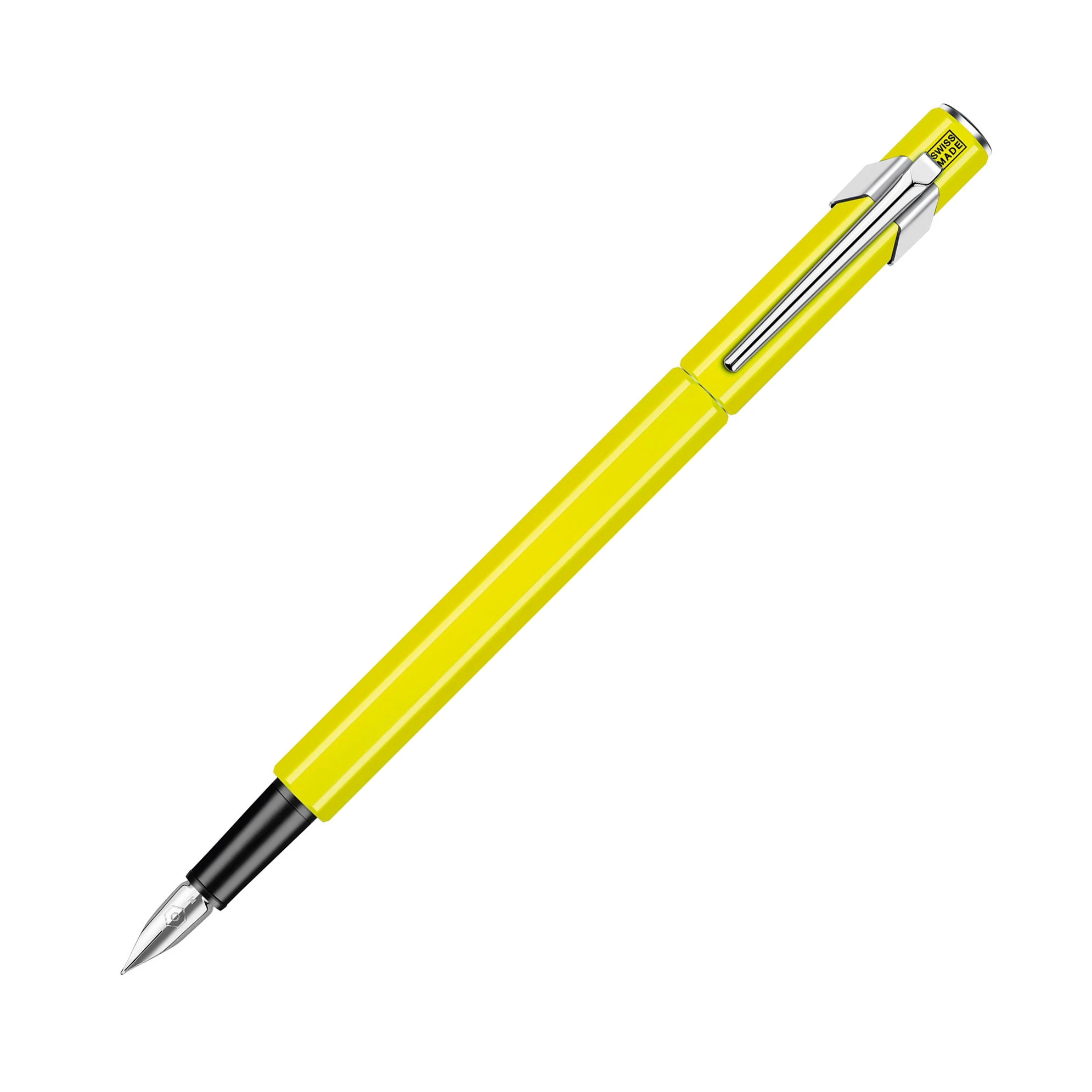 Carandache Office 849 Fluo - Желтый флуоресцентный, перьевая ручка, F,