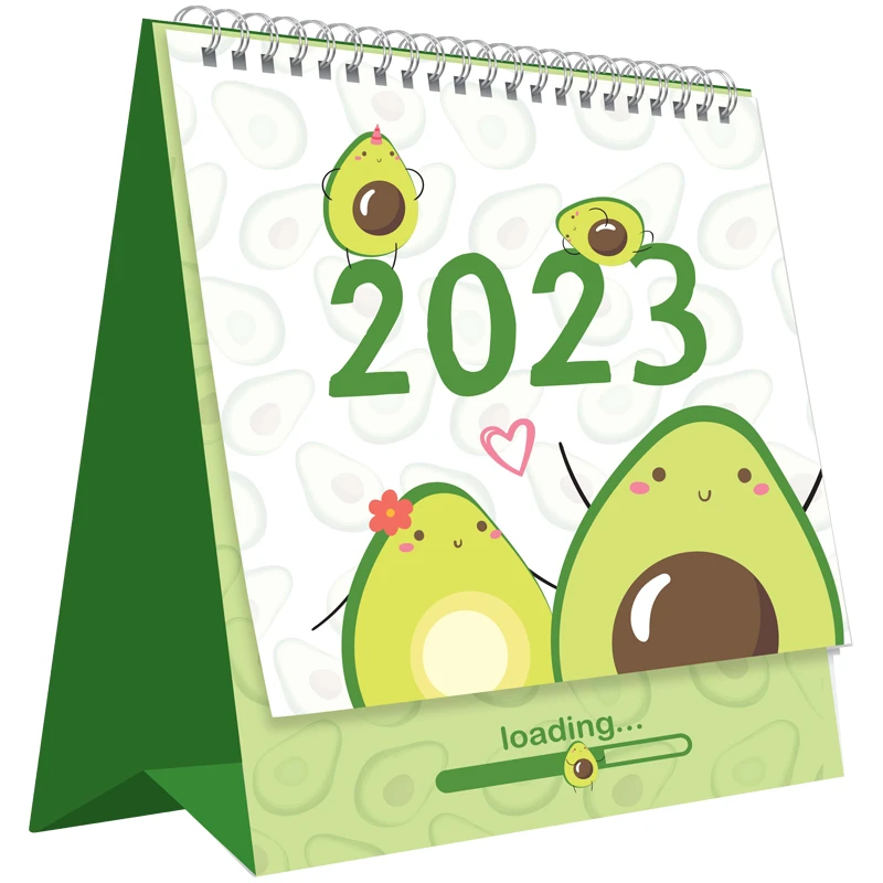 Календарь-домик MESHU "Avocado", на гребне, 2023г.