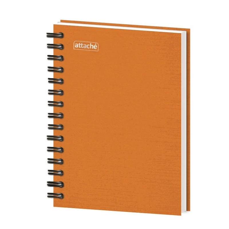 Бизнес-тетрадь АТТАСНЕ Имидж А5 120л.на спир на 3предм. 454 33,в асс штр. 