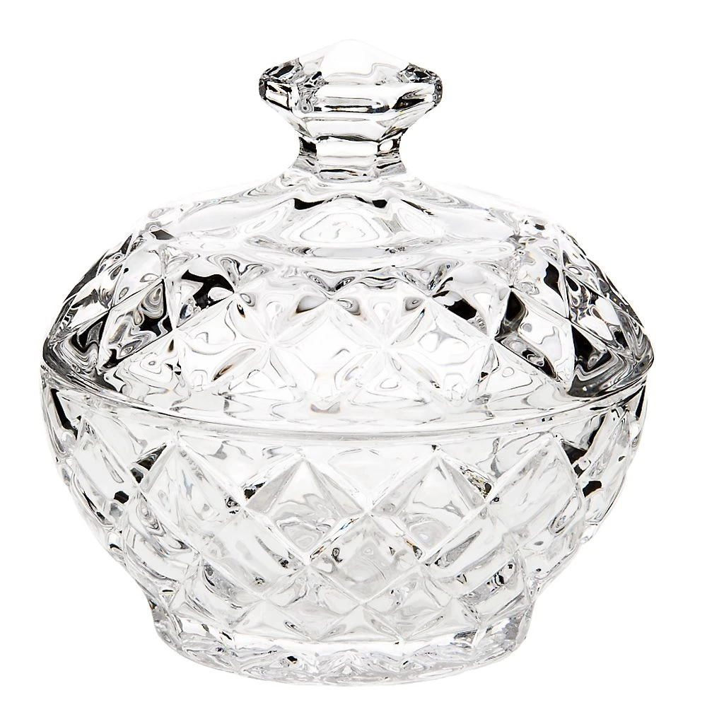 Конфетница "Кристалл" 9,5*9,5*9,5см. v=150мл. (стекло) (транспортная Конфетница "Кристалл" 9,5*9,5*9,5см. v=150мл. (стекло) (транспортная