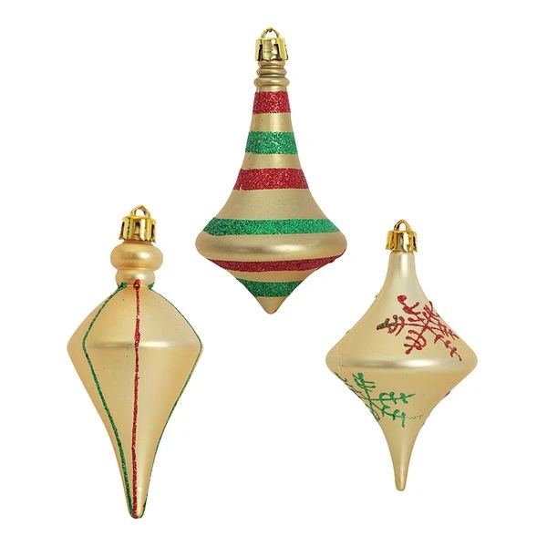 Новогоднее фигура украшение мат.11см 3шт.3в.в ПВХ 3цв. Новогоднее фигура украшение мат.11см 3шт.3в.в ПВХ 3цв.