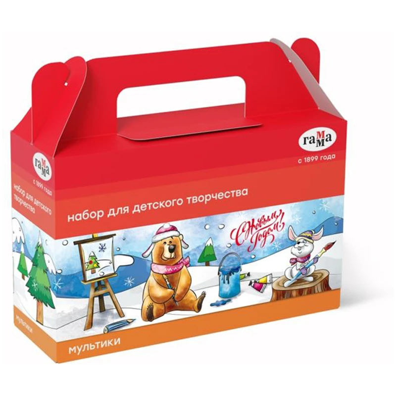 Набор для детского творчества Гамма "Мультики", новогодний, 9