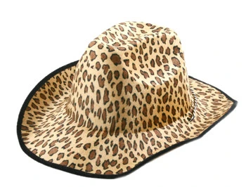 Новогодняя шапка ковбоя "джунгли" 5 видов, 37х12см, 2 цвета