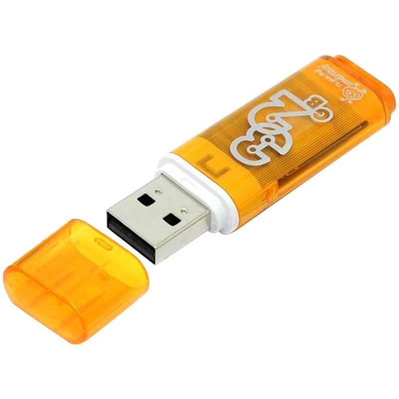 Память Smart Buy USB Flash 32GB Glossy оранжевый: SB32GBGS-Or