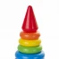 Игрушка развивающая ПИРАМИДА МАЛЕНЬКАЯ, пластиковая, высота 25 см., АЛЕКС ТОЙЗ,