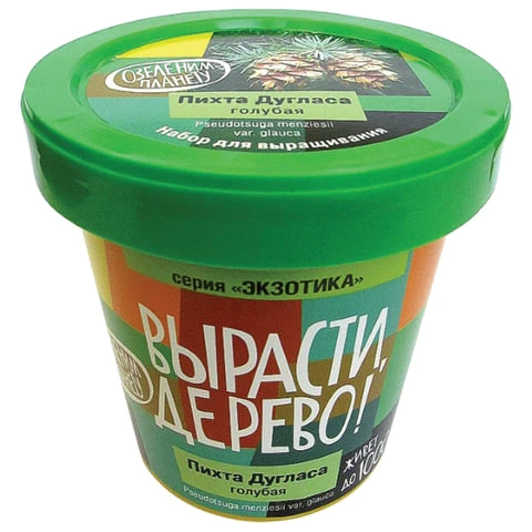 Набор для выращивания растений ВЫРАСТИ ДЕРЕВО! "Пихта Дугласа голубая"