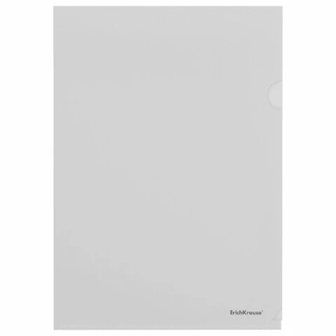 Папка-уголок ERICH KRAUSE Fizzy Clear, прозрачная, 0,12 мм, 50150