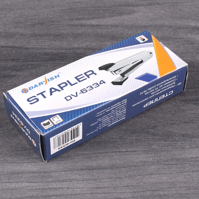 Степлер №10 "Darvish" металлический корпус сшивает до 10 листов