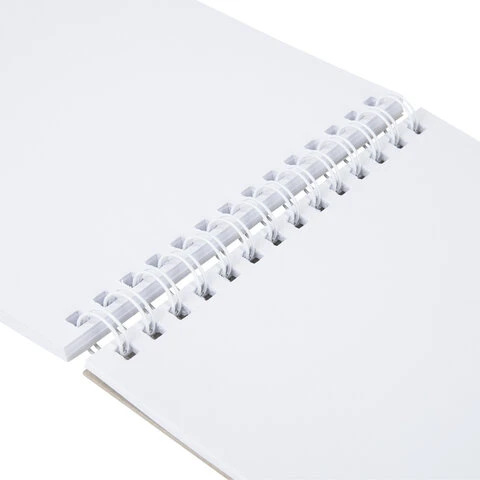 Скетчбук для маркеров, бумага 160 г/м2, 190х190 мм, 50 л., гребень, подложка,