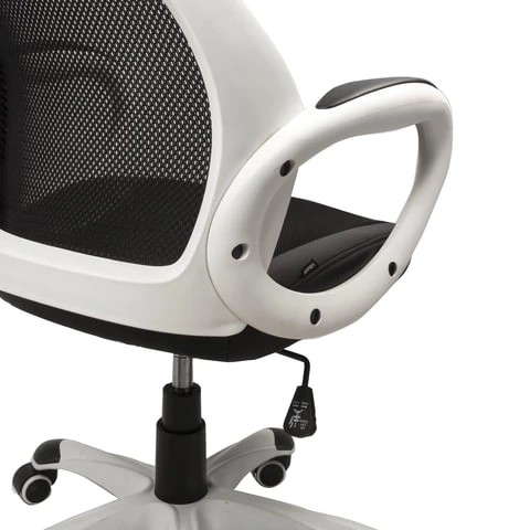 Кресло офисное BRABIX PREMIUM "Genesis EX-517", пластик белый,