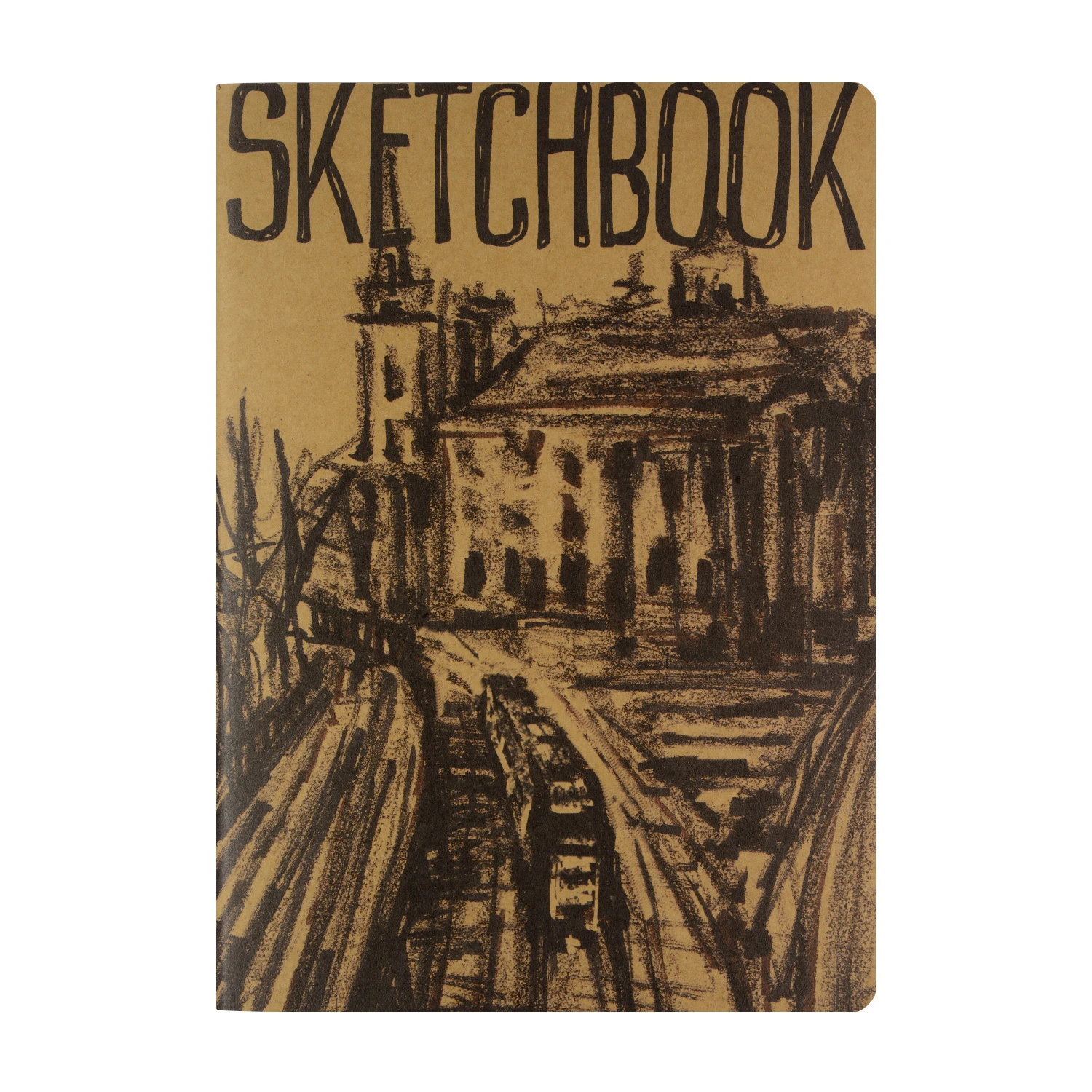 SKETCHBOOK BV, 179х250 мм, 60Л, ТЕТРАДЬ, КРАФТ 70 гр, ПРОШИТЫЙ БЛОК (4 ВИДА)