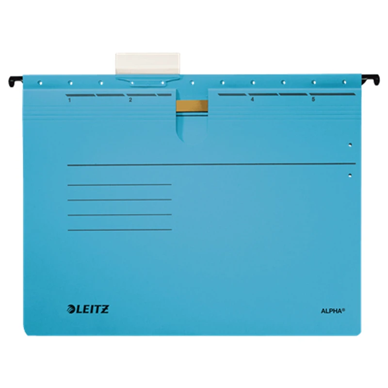 Папка подвесная Leitz Alpha А4 со скоросшивателем, 250г/м, синий